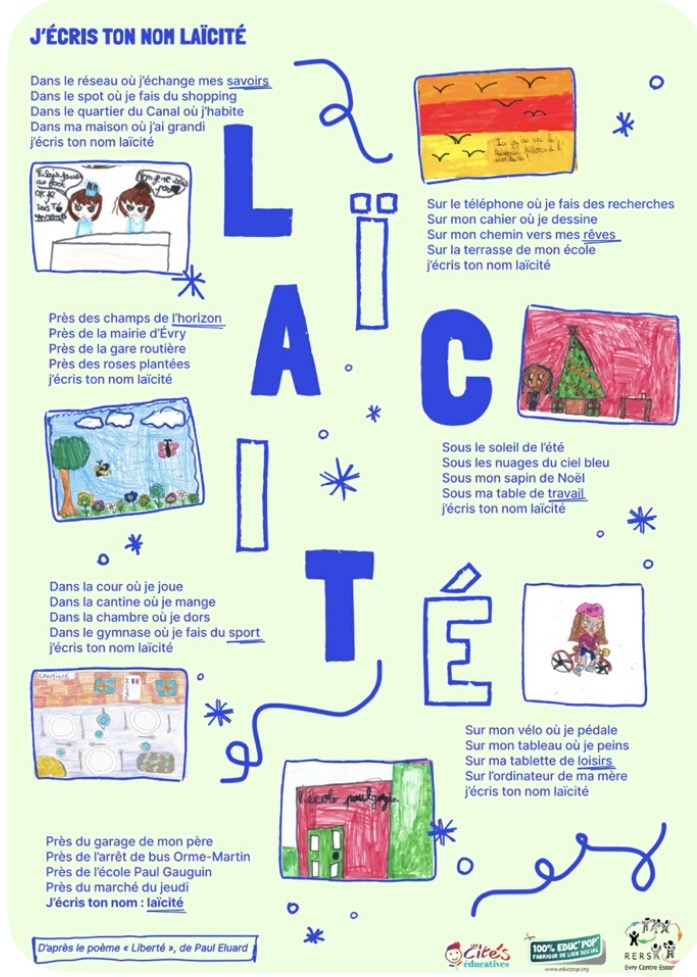 J'écris ton nom laïcité - RERS
